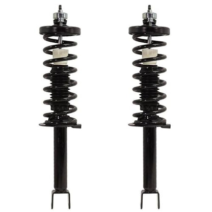 Detroit Axle - 2.4L 4pc Struts for 2013-2017 Honda Accord | 4 Front Rear Complete Struts with Coil Spring Assembly 2013 2014 2015 2016 2017 Replacement Ready Strut Shock - size: 4Q50143/ 4 Struts