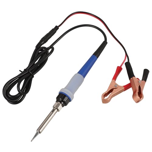 Portable Electric Soldering Iron Kit for Dc12v-24v Cars with High-efficiency Design and Safety Features, Metal and Ceramic Core Construction, for Welding Repair in Vehicles,