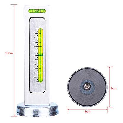 Adjustable Car Magnetic Gauge Tool for Truck, Wheel Alignment, Camber and Caster Angle Measurement with Simple Leveling Adjustment, Made of Steel Material