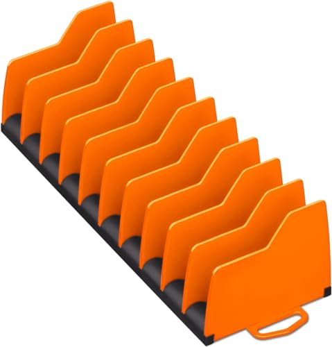Ernst Manufacturing 5502 Plier Pro Premium No-Slip Plier Holder Rack in Vibrant Orange – Tool Organizer for Pliers - Made in USA - color: Orange