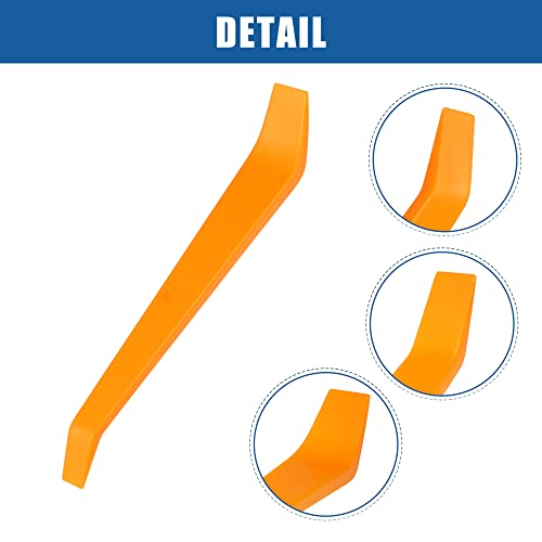 X AUTOHAUX 1pcs Tooling Panel Removal Tool Car Pry Tool Kit for Car Audio Interior Removal Trim Tool Orange