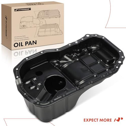 A-Premium Engine Oil Pan Sump with Drain Plug | Compatible with Mitsubishi Eclipse 2006-2012, Galant 2004-2012, 2.4L Gas, Reliable Oil Storage, Perfect Seal