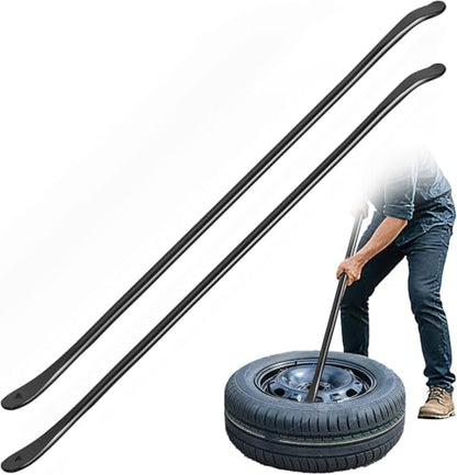 Tire Mounting Tools, Semi Tire Changing Tools. Heavy Duty tire Iron for tire Tools for Changing Tires. 39 Inch x 4/5 Inch, Black