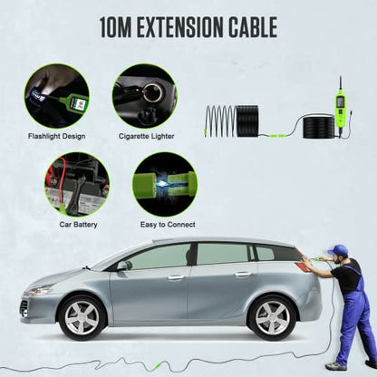 BELEY Power Circuit Probe Kit - 6-24-30v Automotive Circuit Tester with Vehicle Tracer & Short/Open Finder for Battery Testing, Headlight Testing, Brake Light Testing etc