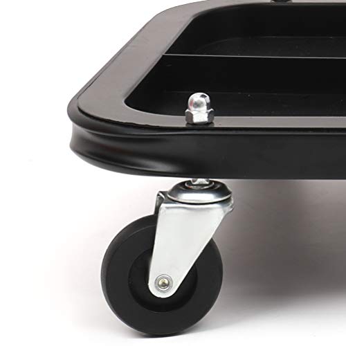 ECCPP Rolling Creeper for Seat Mechanic Stool Chair for Auto Car Garage with On-board Storage Tray with 300 lbs Capacity
