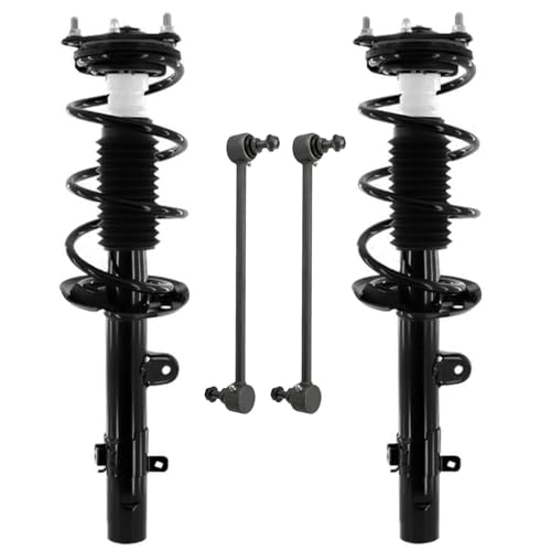 Detroit Axle - Front Struts Sway Bars for 2017-2022 Honda CR-V 2 Struts with Coil Spring 2 Sway Bar Links 2018 2019 2020 2021 Suspension Replacement - size: 4QS55163/Sway Kit