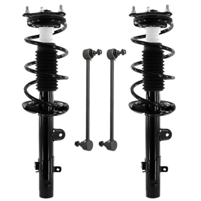 Detroit Axle - Front Struts Sway Bars for 2017-2022 Honda CR-V 2 Struts with Coil Spring 2 Sway Bar Links 2018 2019 2020 2021 Suspension Replacement - size: 4QS55163/Sway Kit