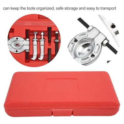9pcs Bearing Separator Puller Set Portable Bearing Removal Tool Kit Metal Bearing Splitter Bearing Separator Kit