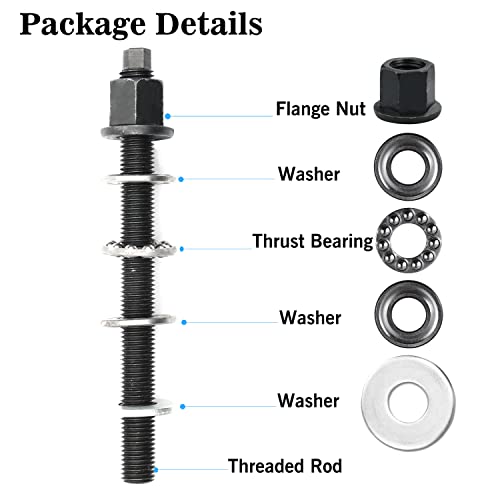 Crank Pulley Installer For LS Harmonic Balancer Puller Compatible with GM 1997-Up LS1 LS V8 Engines Crankshaft Installation with Thrust Bearing - size: With Thrust Bearing