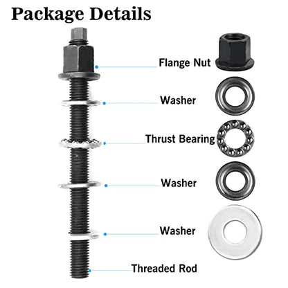 Crank Pulley Installer For LS Harmonic Balancer Puller Compatible with GM 1997-Up LS1 LS V8 Engines Crankshaft Installation with Thrust Bearing - size: With Thrust Bearing