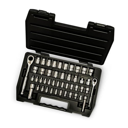 GEARWRENCH 46 Pc. 1/4" & 3/8" Drive 6 Pt. Pass-Thru™ Mechanics Tool Set, SAE/Metric - 8946