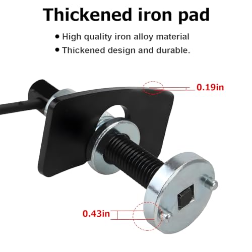 Bittwee Car Brake Piston Wind Back Tool, 5PCS/Set Brake Caliper Piston Rewind Tool, Auto Rear Brake Pad Wind Back Tool, Brake Caliper Wind Back Tool for Replacement of Rear Brake Pad - size: 5 PCS/Set