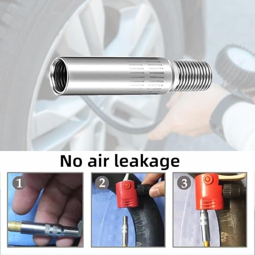 Valve Stem Removal Tool Kit with 50 Valve Cores, 1 Valve Stem Extension, Universal Fit Tire Valve Core Tool