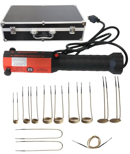 1200W Induction Heater for Bolt Removal - Magnetic Heating Nut Buster Tool with 12 Coils, Rusty Screw Removing for Mechanics & Car Automotive Repair - style: 1200W Induction Heater With 12Coils