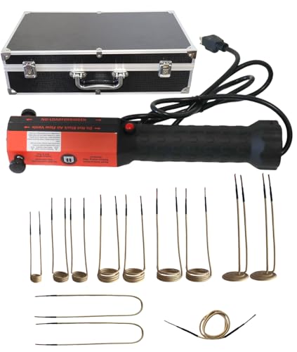 1200W Induction Heater for Bolt Removal - Magnetic Heating Nut Buster Tool with 12 Coils, Rusty Screw Removing for Mechanics & Car Automotive Repair - style: 1200W Induction Heater With 12Coils