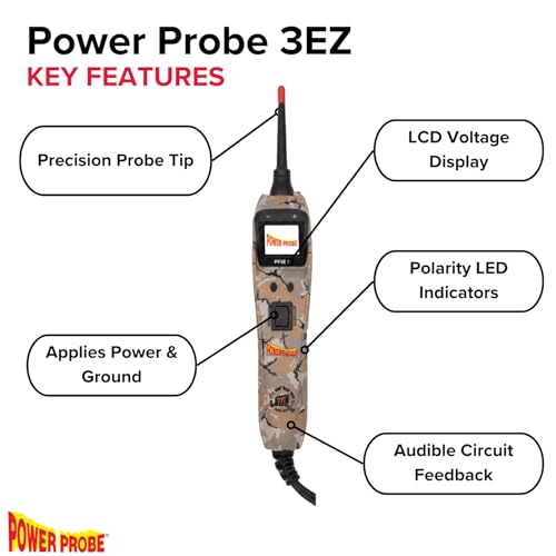 Power Probe 3EZ Circuit Tester with Diagnostic Mode (PP3EZCAMOCS) - color: Camo - Limited Edition