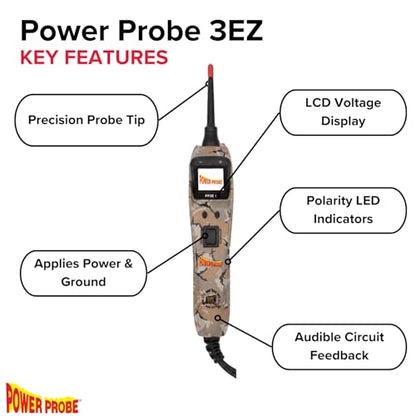 Power Probe 3EZ Circuit Tester with Diagnostic Mode (PP3EZCAMOCS) - color: Camo - Limited Edition