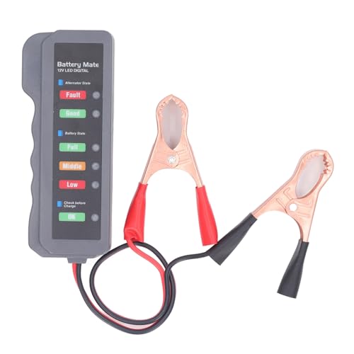 BM310 12V Battery Tester with Alternator Test, Car Battery Load Tester, Automotive Batteries Analyzer for Cars, Trucks, Boats, RV, SUV, Marine with Accurate Readings