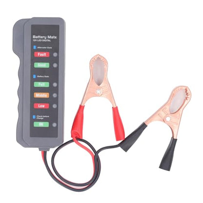 BM310 12V Battery Tester with Alternator Test, Car Battery Load Tester, Automotive Batteries Analyzer for Cars, Trucks, Boats, RV, SUV, Marine with Accurate Readings