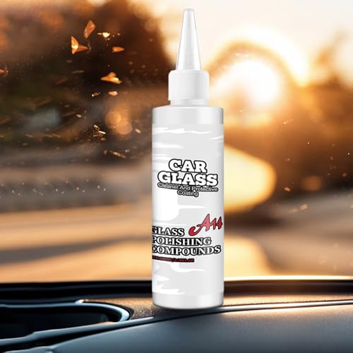 Glass Compound - 100ml Cleaning Agent Restorer, Windshield Glass Stain Remover for Car Paint Auto Detailing Window Remove Water Spots Restore Clarity