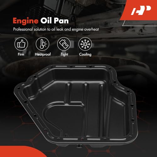 A-Premium Lower 3.6L Engine Oil Pan Sump with Plug, Gasket & Bolts | Compatible with Dodge Grand Caravan 2011-2020, Journey, Avenger & Chrysler Town & Country 200 & Ram ProMaster 1500 2500 - style: Complete Oil Pan Kit