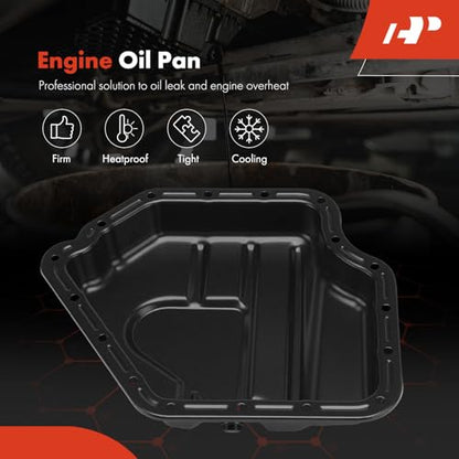 A-Premium Lower 3.6L Engine Oil Pan Sump with Plug, Gasket & Bolts | Compatible with Dodge Grand Caravan 2011-2020, Journey, Avenger & Chrysler Town & Country 200 & Ram ProMaster 1500 2500 - style: Complete Oil Pan Kit