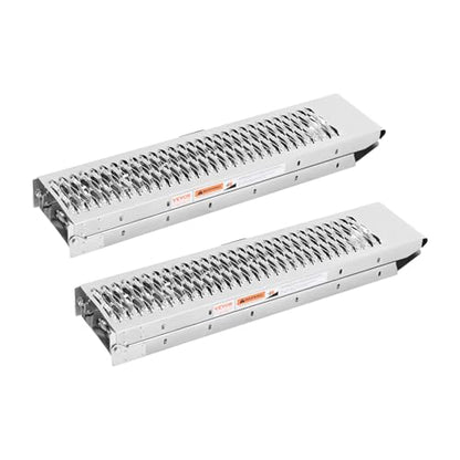 VEVOR Steel Ramps, 1000 lbs, 2Pcs Heavy-Duty Ramps with Wider Ramp Surface, Universal Stable Loading Ramp with Handles, Fit for ATV, UTV, Motorcycle, Electric Bicycle, etc. - size: 1000lbs