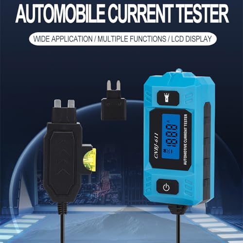 Automotive Circuit Fault Probe Tester, Portable High-Precision Car Fuse Tester, Car Circuit Probe Testers, 20A 48V Wire Tracer with LED Display and Lighting,Automotive Open & Short Finder (1set)