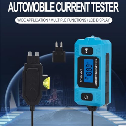 Automotive Circuit Fault Probe Tester, Portable High-Precision Car Fuse Tester, Car Circuit Probe Testers, 20A 48V Wire Tracer with LED Display and Lighting,Automotive Open & Short Finder (1set)
