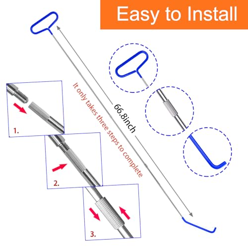25pcs Stainless Steel Repair Tools, 66inch Long Reach Kit
