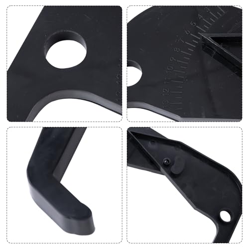 Tire Balancer Rim Width Caliper Wheel Rim Width Measurement Measuring Tool Portable Wheel Tire Balancer Rim Black