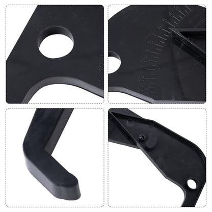 Tire Balancer Rim Width Caliper Wheel Rim Width Measurement Measuring Tool Portable Wheel Tire Balancer Rim Black