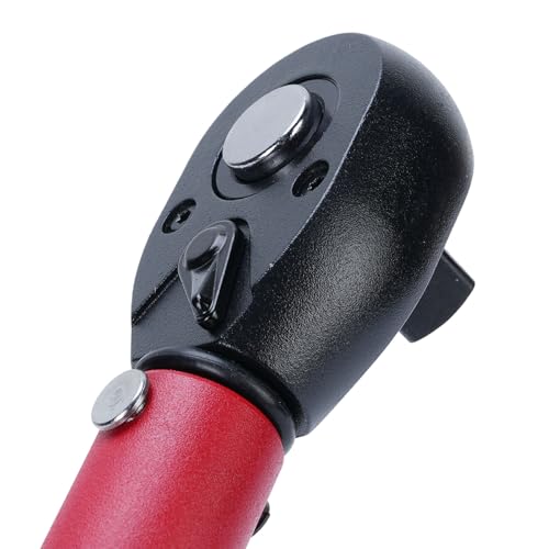 Aramox 1 2 Inch Drive Ratchet Wrench High Carbon Steel Arrow Storage Case Drive Click Wrench 20 to 230 N M 72 Tooth for Car Maintenance Mechanics and Garage Use