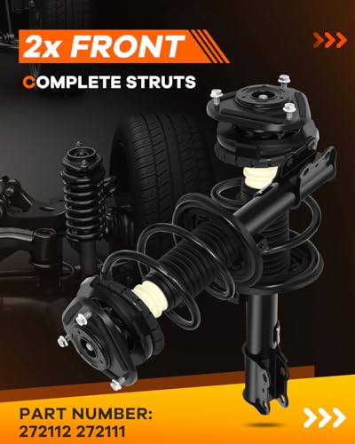 272112 272111 FWD Struts Shocks for Toyota Celica, OCPTY Front Complete Strut Spring Assembly Shock Absorbers Fits 2000 2001 2002 2003 2004 2005 for Toyota for Celica Amortiguadores Struts Sets of 2