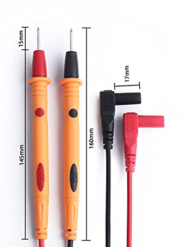 Multimeter, Precision Sharp Lead 1000V 20A Digital Multi Meter Clamp Tester Probe Test Probes Leads, Test Extension, Multimeter Accessories (4)