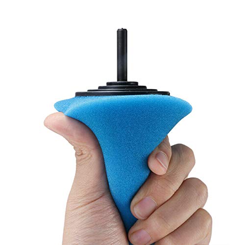 car polishing kit Car Wheel Hub Polish Buffing Polishing Sponge Cone Metal Foam Pad for Car Wheels Car Doors and Handles 4Pcs