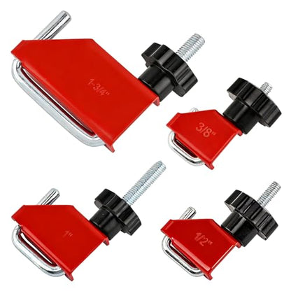 4Pcs Hose Pinch Off Pliers, Hose Clamp Pliers for Flexible Fuel Line Coolant Radiator Brake Hoses Without Damaging The Line(Color:Red)