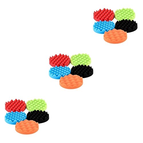 15pcs Polishing Pads for Car Buffing Compound Kit Wool Discs Car Detailing Accessories Bar for Auto Detailing Interior Accessories