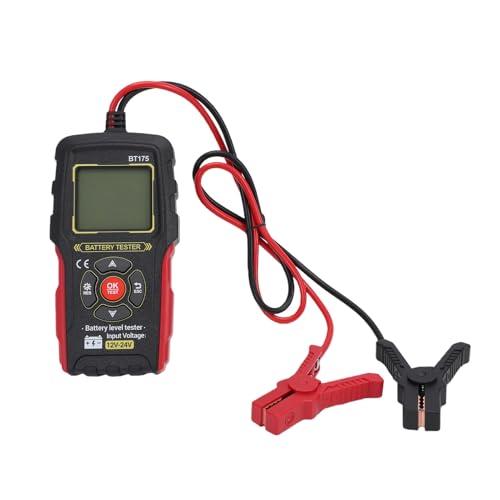 Generic Battery Health Checker Digital Battery Analyzer Suitable for Cars Motorcycles Electric Vehicles Portable Car Life Diagnostic Tool 12V 24V Universal