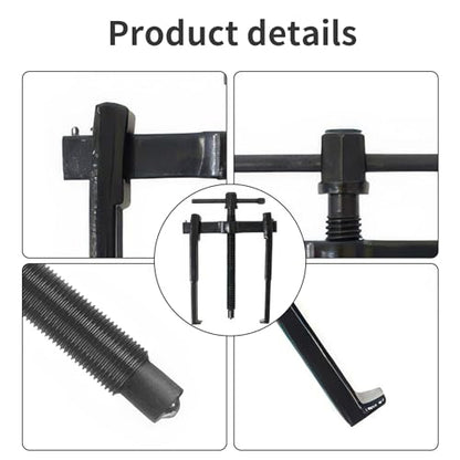 Beam 2 Jaw Puller 3.5" Bearing Gear Pullers, 128mm T-Shaped Screw | High Carbon Steel Pullers, Adjuestable Pulley Removal Tool for Bearings/Flywheels/Pulleys Remove - size: 2Jaw 3.5In 98×128MM