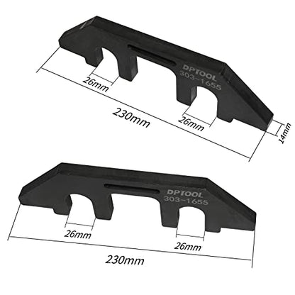 DPTOOL 303-1655 Camshaft Aligning Tool Compatible with Ford 3.5L V6 EcoBoost Upgraded GT F-150 Expedition Lincoln Navigator Cam Alignment Timing Tool with Cylinder Head Screw Removal Socket - size: 303-1655 3PC