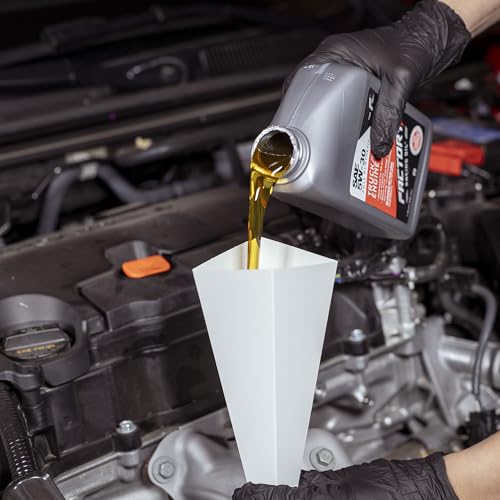 Factory Racing Parts Oil Change Kit compatible with Honda XR500R XR600R TRX300 TRX350 TRX400 – Includes 3 Quarts of 10W-40 Full Synthetic Oil, 1 Filter, 1 Crush Washer, 1 Funnel, 1 Oil Change Sticker
