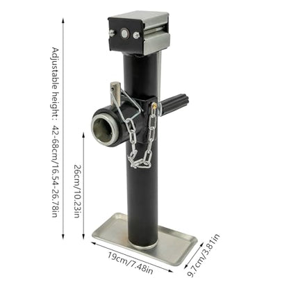 2205 lbs A-Frame Trailer Jack, 10" Lift Height, Jack Stand Car Jack for Horse Trailer, Utility Trailer, Yacht Trailer