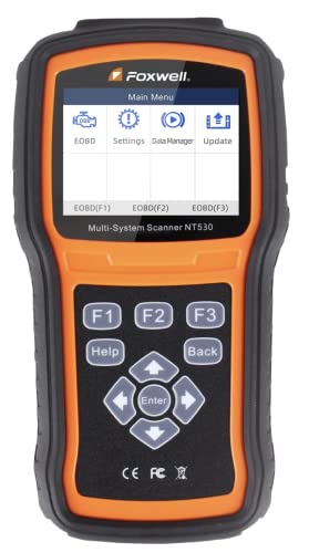 FOXWELL NT530 for Toyota, Lexus, Scion - All Systems, All Maintenance Service - Bidirectional Diagnostic Scan Tool OBD2 Scanner Automotive Code Reader ABS Bleed SRS Airbag SAS TPMS TPS EPB Oil Reset