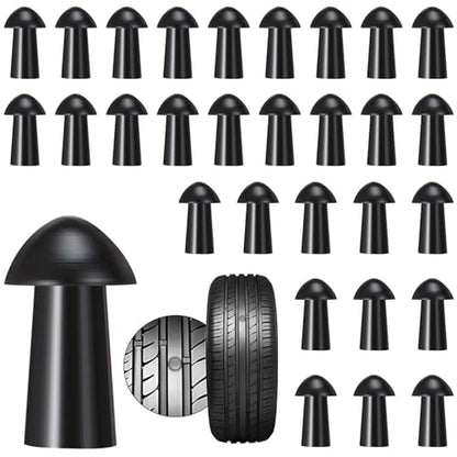 Replacement Mushroom Plugs for Tubeless Tire Puncture Repair Kit, for Cars, Trucks, Motorcycles, ATVs and Tractors(30 Plugs)