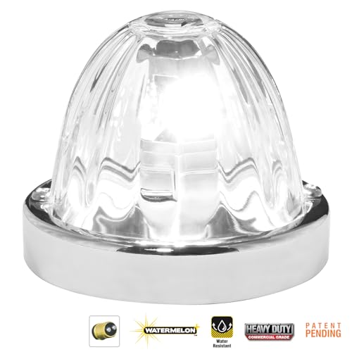 GG Grand General 92448 Stainless Steel Clear Watermelon+ Glass Lens Kit for #1157, Bulb not Included - color: 1157 Bulb Base, style: Clear