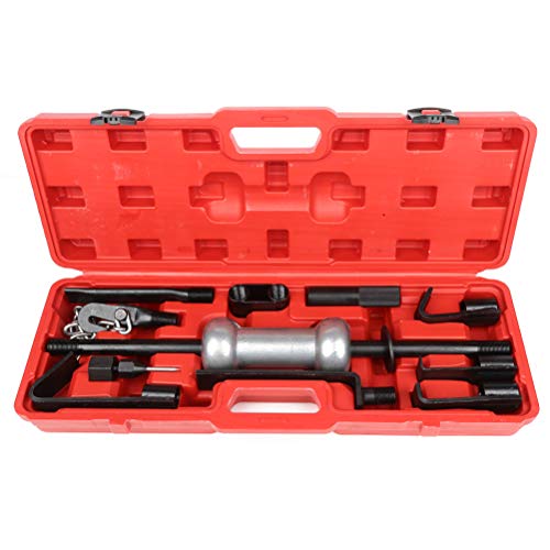 SCITOO 13pcs Automotive Dent Puller with 10lbs Universal Slide Hammer Auto Body Truck Repair Tool Kit - color: Red, size: 13pcs