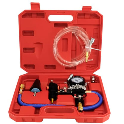Handor Cooling System Vacuum Purge Radiator Coolant Refill Tool Kit Universal Water Tank Pneumatic Vacuum Antifreeze Change Filler Set