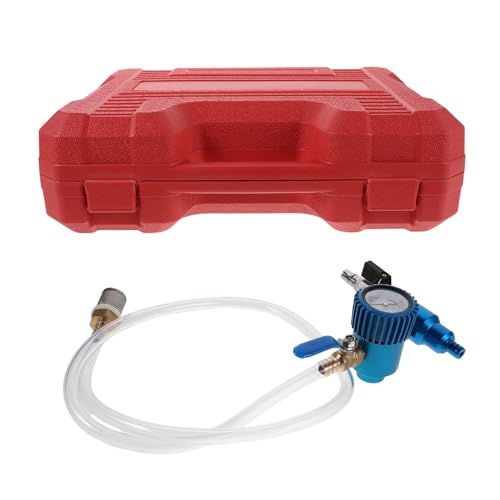 FOMIYES Car Radiator Coolant Refill Tool Kit with Vacuum Filling System, Spill-Proof Cooling Fluid Refill Set for Universal Vehicles, Automotive Repair Equipment for Cooling System