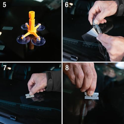 Performance Tool W3071Deluxe Car Windshield Repair Kit - style: Deluxe Car Windshield Repair Kit